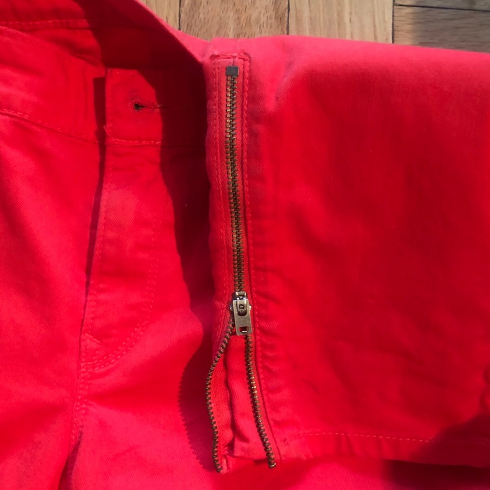 Gap Red Legging Jean w/Ankle Zipper- Size 27- EUC - Picture 3 of 3